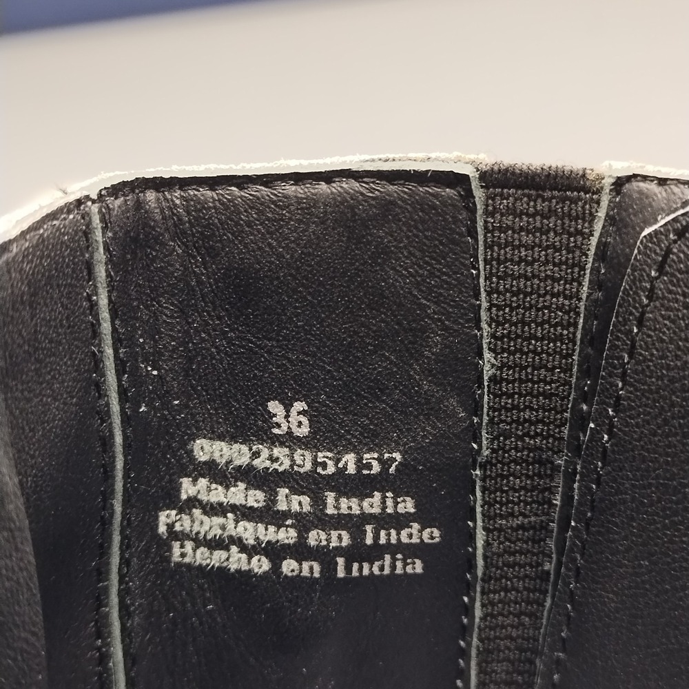 Free People Brooks Chelsea Boots Women's EU Size 36 Gray Black Lug Sole Side Zip - Picture 4 of 10